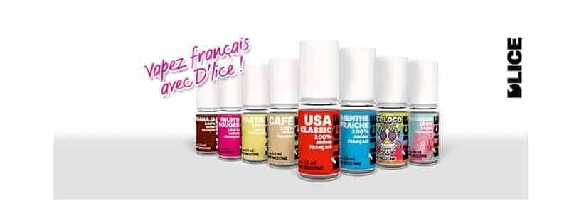 Que sont les produits E liquide D'lice ?