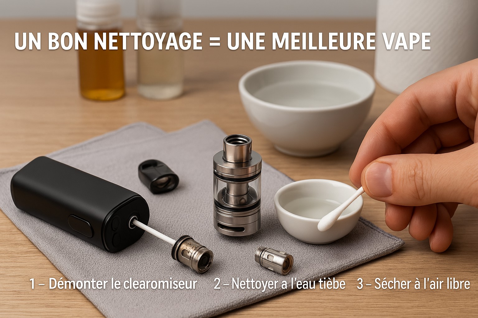 Nettoyer sa cigarette lectronique : guide complet et conseils