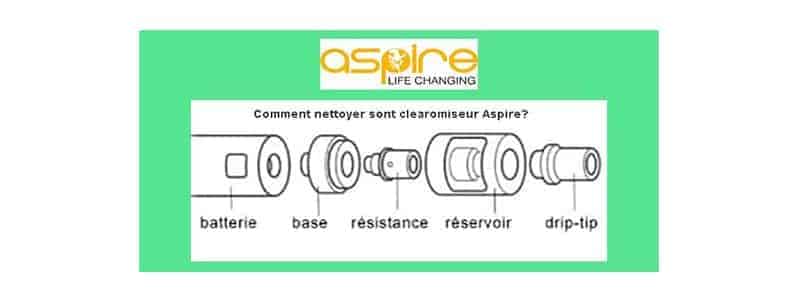 Comment nettoyer son clearomiseur Aspire?