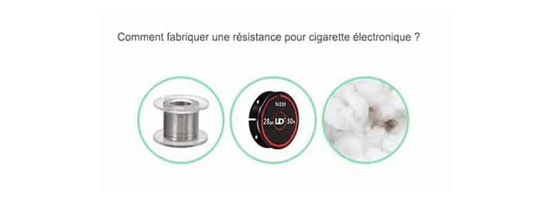 Comment fabriquer une résistance pour cigarette électronique ?