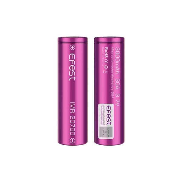 Accu 20700 Efest 3000 mAh