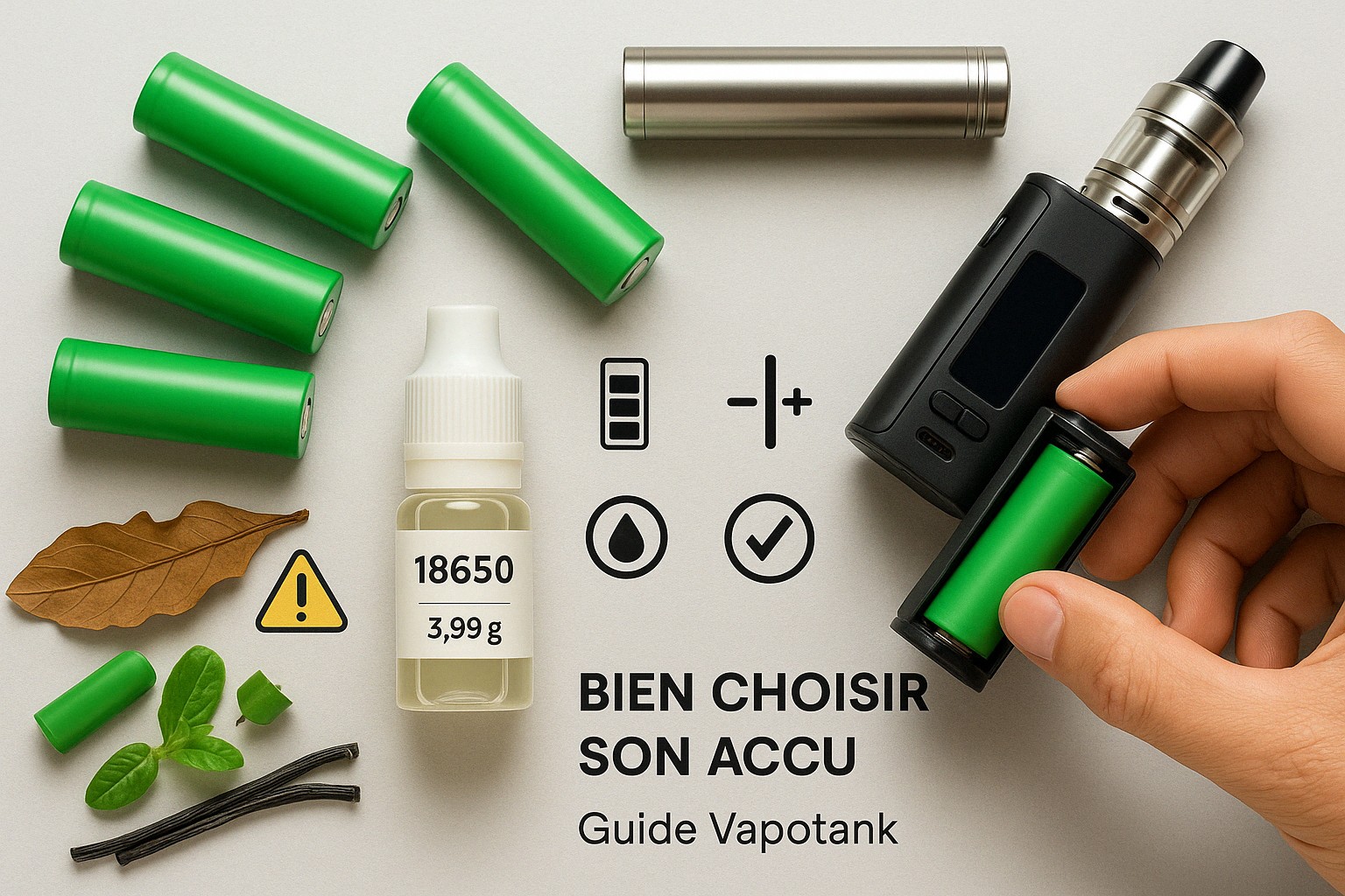 Accu pour cigarette lectronique : Guide d'achat, scurit et entretien