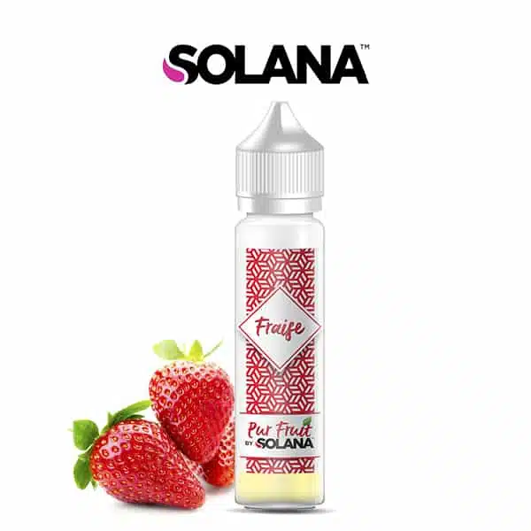 E-liquide Fraise Pur Fruit 50ml Solana