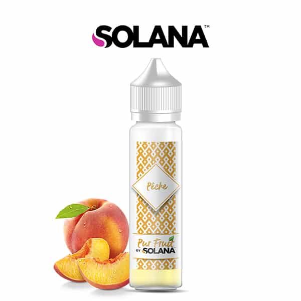 E-liquide Pêche Pur Fruit 50ml Solana