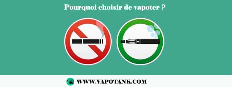 Pourquoi choisir de vapoter?