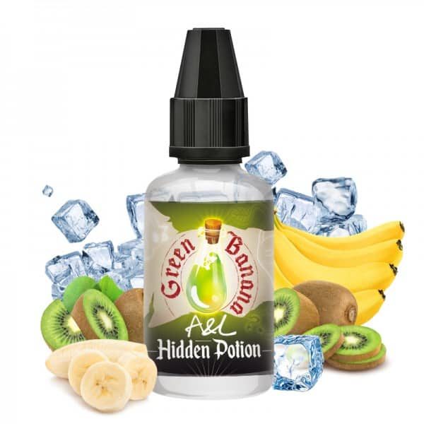 concentre green banana 30ml hidden potion by aromes et liquides 5 pieces 600x600 - Panier