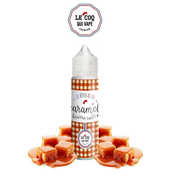 E-liquide Caramel Beurre Salé Le Coq Qui Vape 50ml