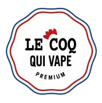 le coq qui vape logo - E-liquide Grenade Fraise Givré Le Coq Qui Vape 50ml