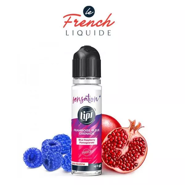 E-liquide Framboise Bleue Grenade 50ml Sensation Le French Liquide