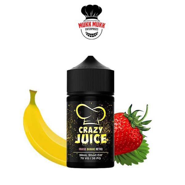 E-liquide Banane Fraise Retro Mukk Mukk 50ml