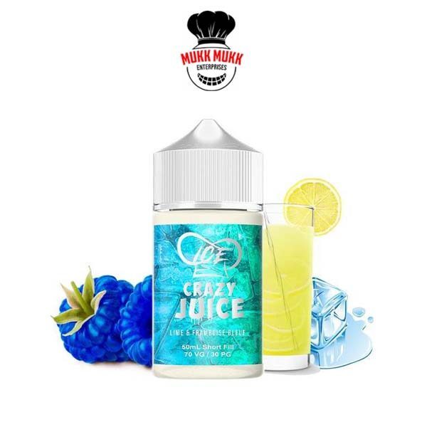 E-liquide Lime Framboise Bleue Ice Mukk Mukk 50ml