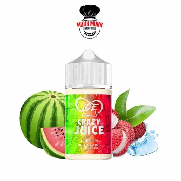 E-liquide Pastèque Litchi Ice Mukk Mukk 50ml