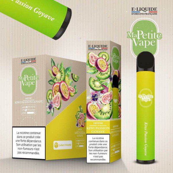 Kit jetable Kiwi Passion Goyave Ma Petite Vape - Où acheter une cigarette électronique jetable ?