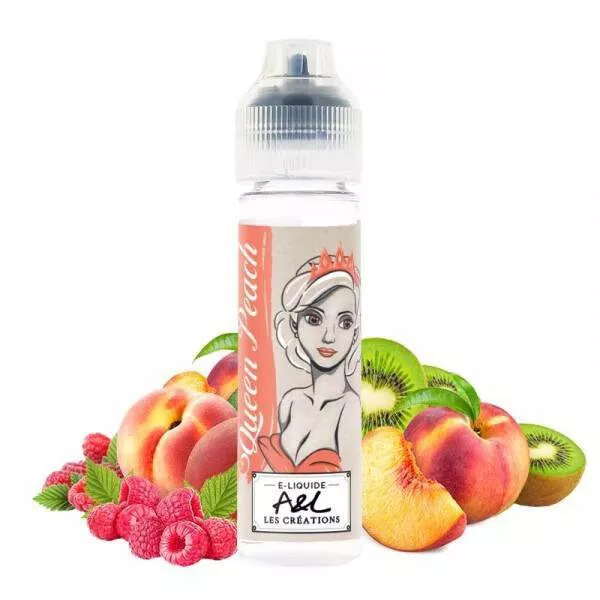 E-liquide Queen Peach 50ml Les Créations A&L