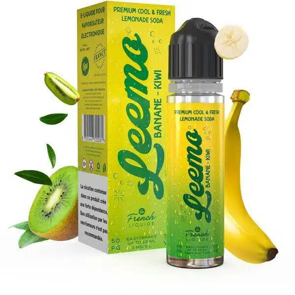 E-liquide Banane Kiwi 50ml Leemo Le French Liquide