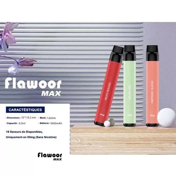 Flawoor Max 2000 Puffs 600x600 - L'interdiction des Cigarettes Électroniques Jetables en France d'ici 2024 : Quels Enjeux et Perspectives ?