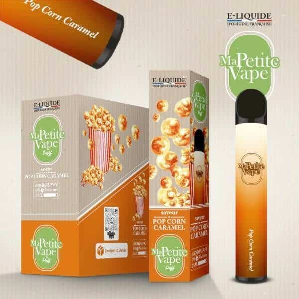 Kit jetable Caramel Popcorn Ma Petite Vape