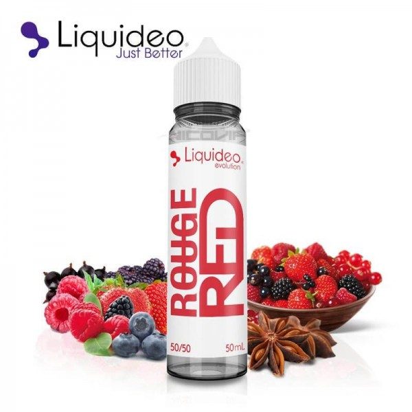 E-liquide Rouge 50ml Liquideo