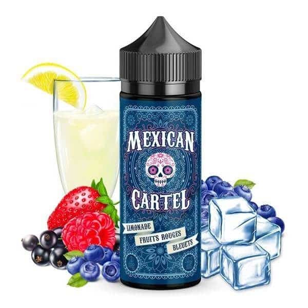 E liquide Fruits Rouges Bleuets 100ml Mexican Cartel - Liquide cigarette électronique 100ml