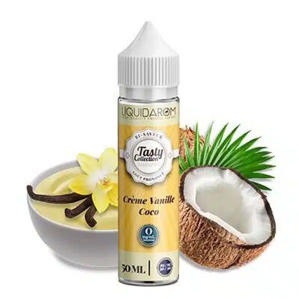 E-liquide Crème Vanille Coco 50ml Tasty Collection