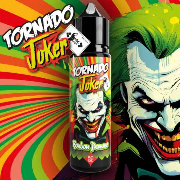 E-liquide Bonbon Pomme 50ML Tornado Joker Aromazon