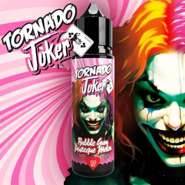 E-liquide Bubble Gum Pastèque Melon 50ML Tornado Joker Aromazon