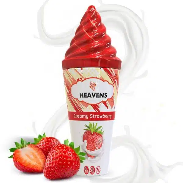 E-liquide Creamy Strawberry 50ml Heavens Vape Maker