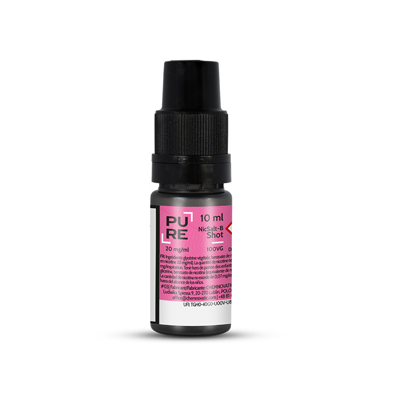 Booster Sel de Nicotine 10ml (20mg/ml) – Liquideo ou MX Lab ou Pure Booster Sel de Nicotine 10ml (20mg/ml) – Liquideo ou MX Lab ou Pure