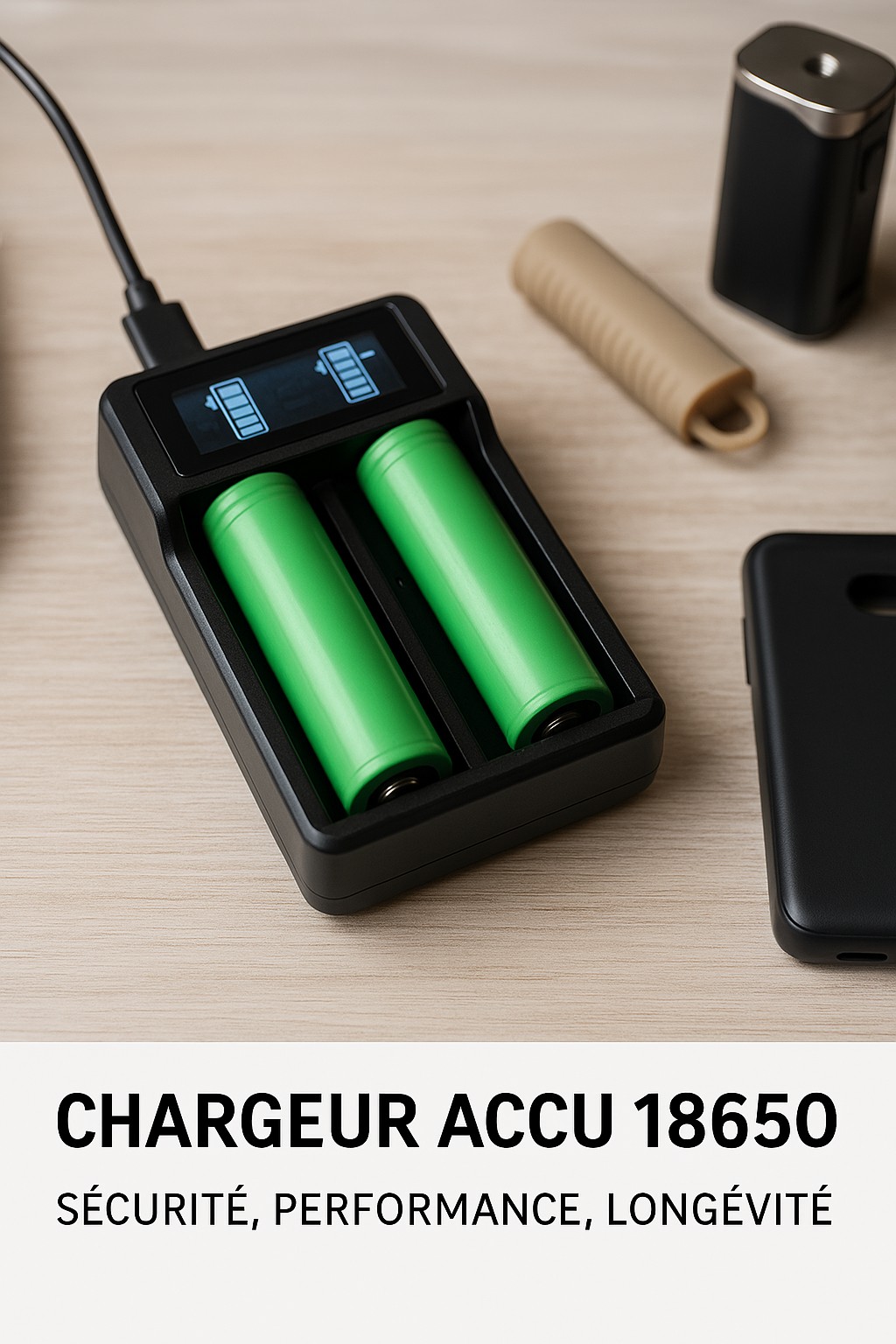 Chargeur externe accu : sécurité et performance pour vos batteries vape