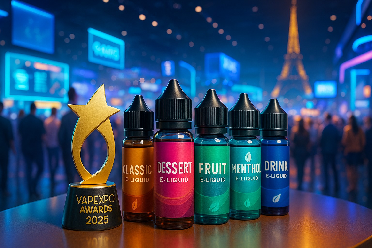E-liquides Prims Vapexpo Paris 2025 : Palmars & Tendances E-liquides Prims Vapexpo Paris 2025 : Palmars & Tendances