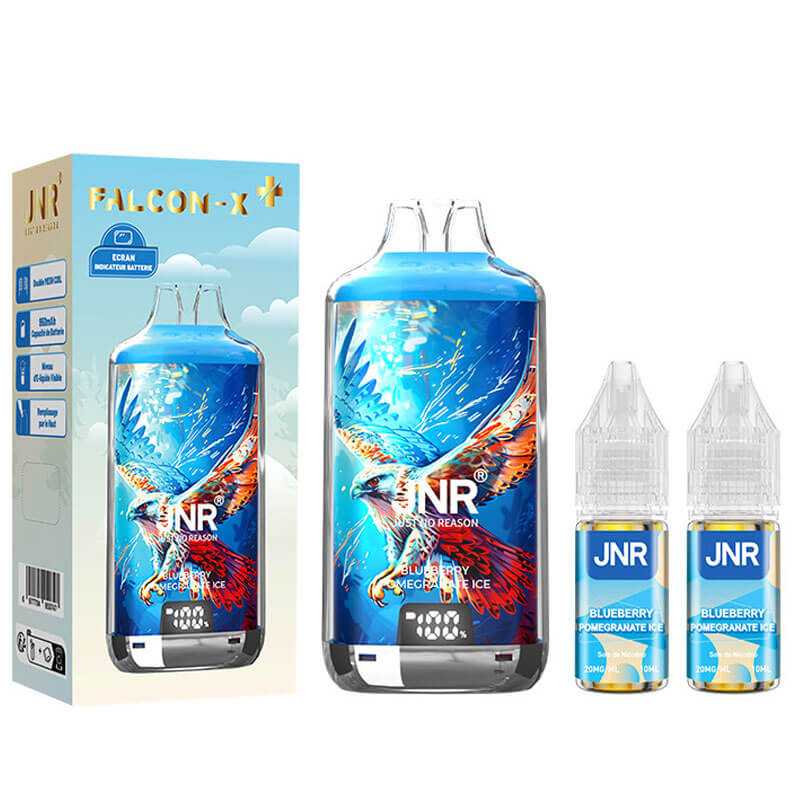 myrtille grenade glace puff falcon x 28k - Tests et Avis sur les E-cigarettes et E-liquides par Vapotank