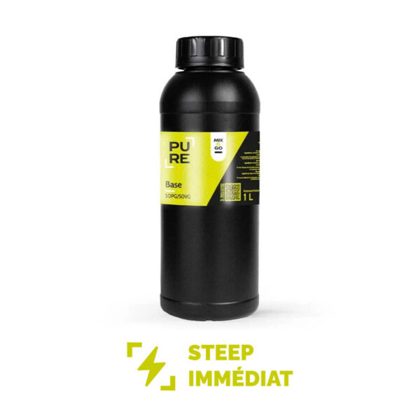 Base DIY E-liquide 1 Litre (50/50 – 30/70) – Pure – Steep Immédiat Base DIY E-liquide 1 Litre (50/50 – 30/70) – Pure – Steep Immédiat