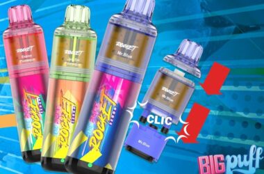 Big Puff Rocket 32000 2% – Puff Rechargeable 32000 Bouffées (1 Batterie + 2 Pods)