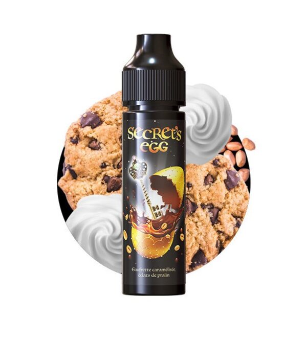 E-liquide Chantilly, Cookie & Cacahuète – Secret’s Egg 50ml – Secret’s Lab
