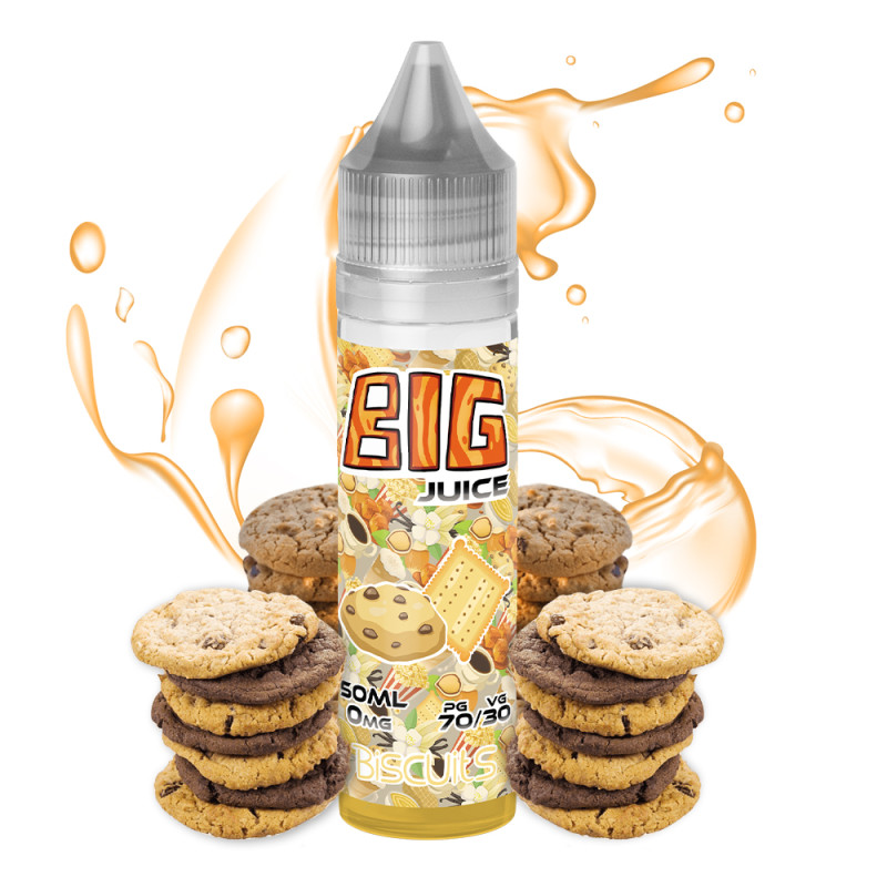E-liquide Biscuit 50ml – Big Juice E-liquide Biscuit 50ml – Big Juice