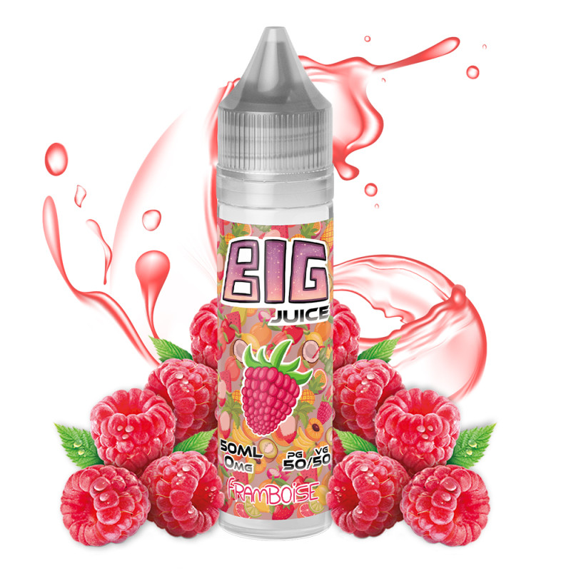 E-liquide Framboise 50ml – Big Juice E-liquide Framboise 50ml – Big Juice