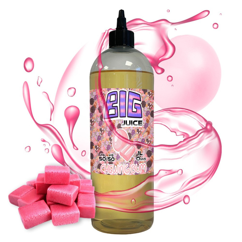 E-liquide XXL Chewing Gum 1 Litre – Big Juice E-liquide XXL Chewing Gum 1 Litre – Big Juice