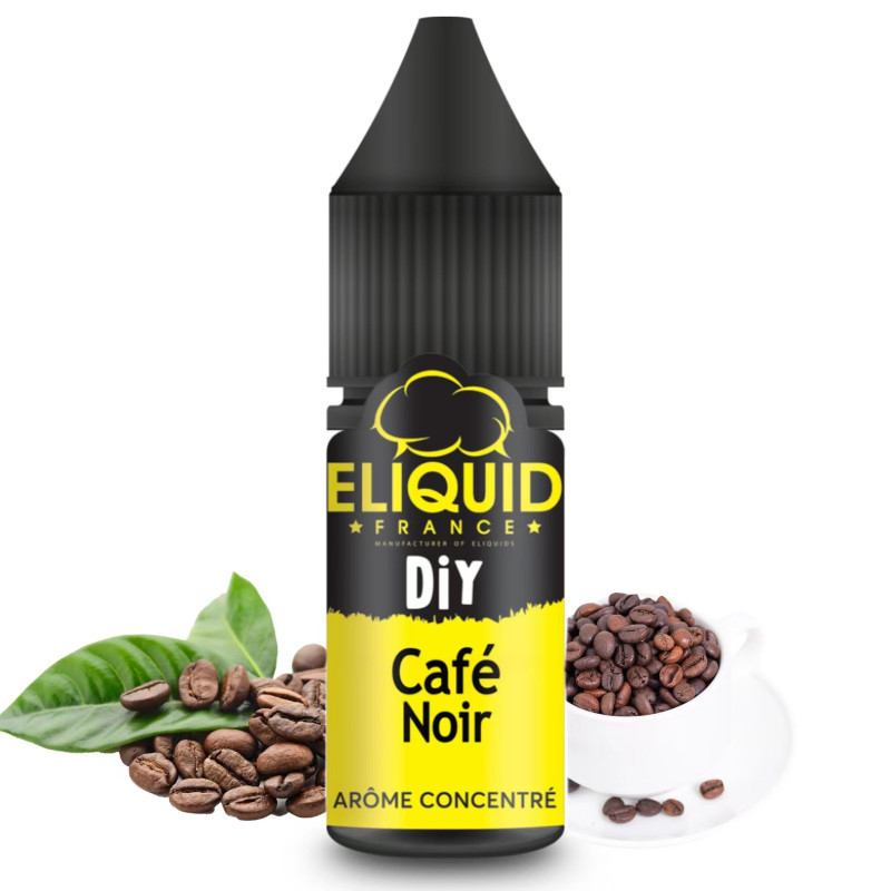 Arôme Concentré DIY Café Noir 10ml – Eliquid France Arôme Concentré DIY Café Noir 10ml – Eliquid France