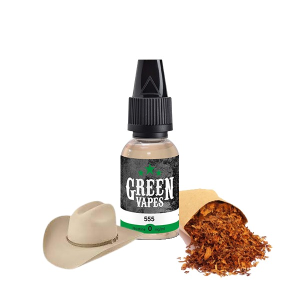 E-liquide Tabac Américain – 555 10ml – Green Vapes / Eliquid France E-liquide Tabac Américain – 555 10ml – Green Vapes / Eliquid France