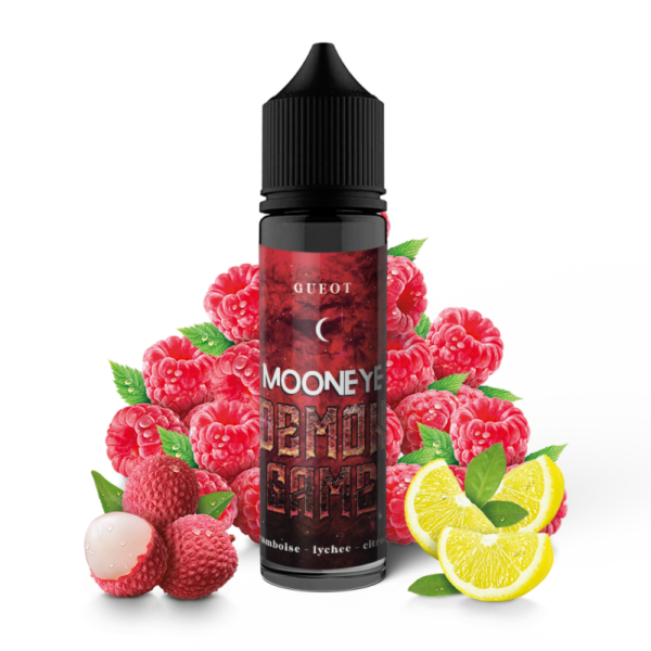 E-liquide Framboise, Litchi & Citron – Gueot 50 ml – Demon Game / Mooneye