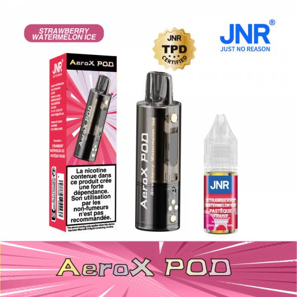 Pack Pod Remplacement Aerox + 1 E-liquide JNR 10ml