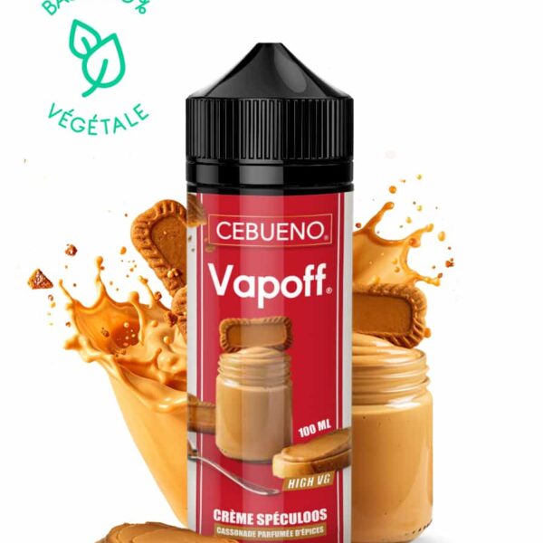 E-liquide Pâte à Tartiner de Spéculoos – Vapoff 50ml ou 100ml – Cebueno