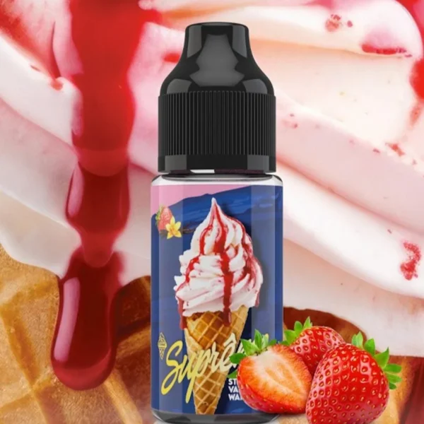 concentre strawberry vanilla supreme e cone 30ml arome diy pas cher 600x600 - Achetez vos e-cigarettes discount, e liquides pas chers et accessoires de vape en ligne