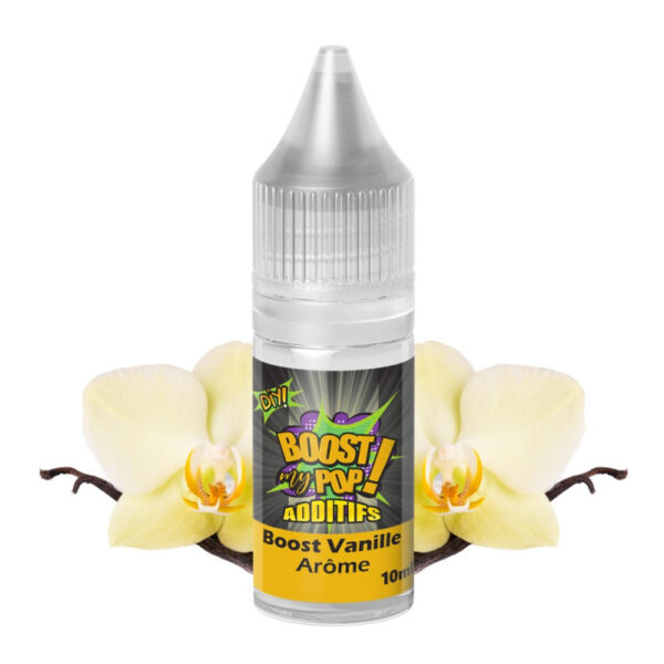 Additif DIY Boost Vanille 10ml Boost my Pop diy pas cher 600x600 - Achetez vos e-cigarettes discount, e liquides pas chers et accessoires de vape en ligne