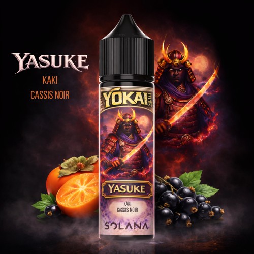 E-liquide Kaki, Cassis & Fraîcheur – Yazuke 50ml – Yokai / Solana