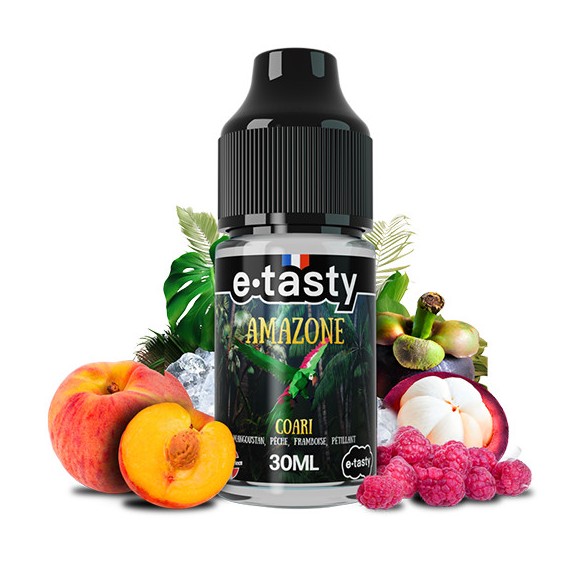 Arôme Concentré DIY Mangoustan, Pêche, Framboise, Pétillant & Fraîcheur – Coari 30ml – E-Tasty