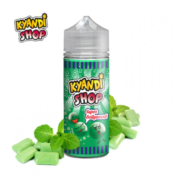 E-liquide Menthe Verte & Bubble Gum – Super Bollywood 100ml – Kyandi Shop