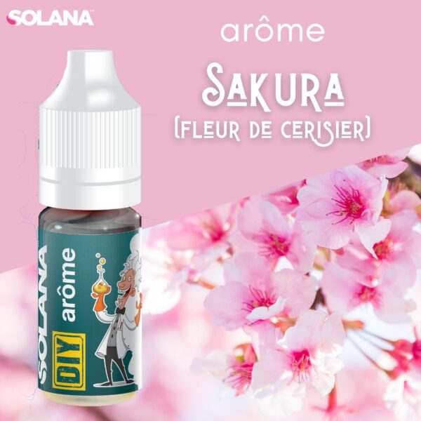 Arôme Concentré DIY Fleur de Cerisier Japonais – Sakura 10ml – Solana
