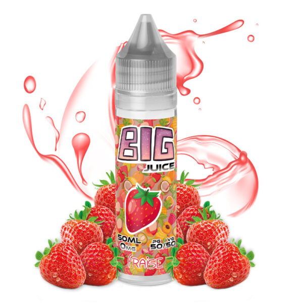 E-liquide Fraise 50ml – Big Juice