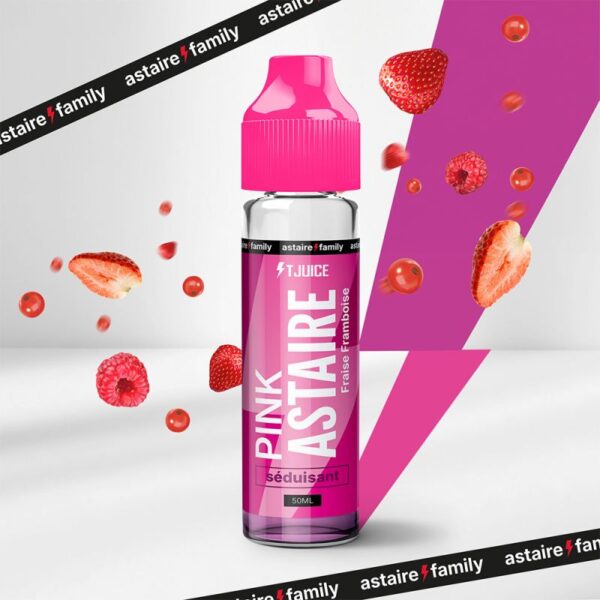 E-liquide Baies Rouges, Fraise & Framboise – Pink Astaire – Astaire Family / T-Juice E-liquide Baies Rouges, Fraise & Framboise – Pink Astaire – Astaire Family / T-Juice